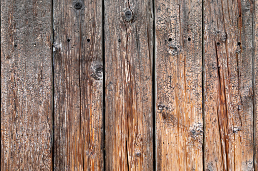 Background of a wooden harbour wall