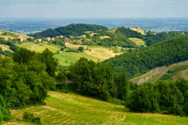 istock Rural landscape near San Polo and Canossa, Emilia-Romagna 1347858831