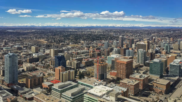istock View towards the Rocky mountains from Calgary 1347874168