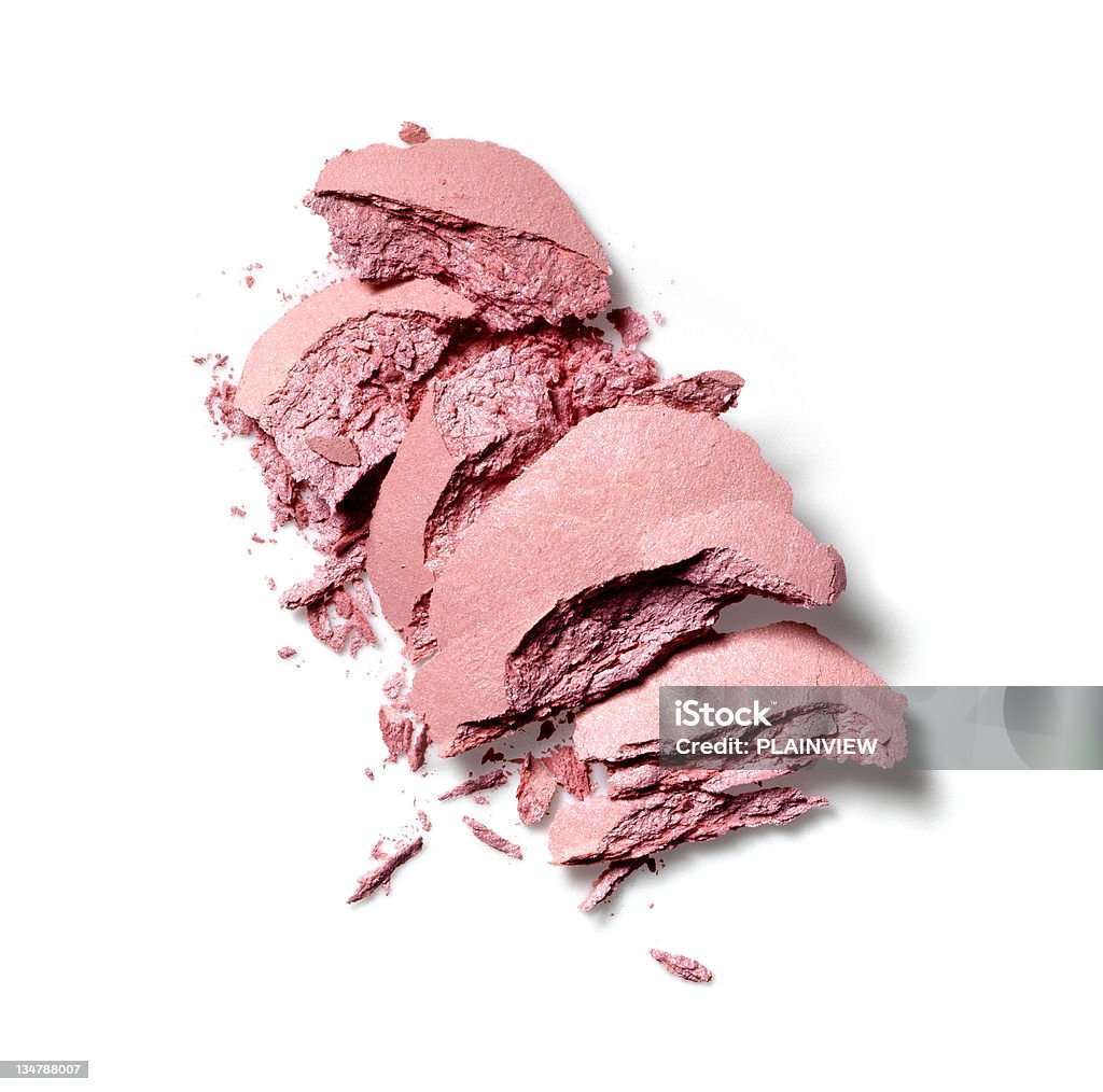 Trucco fard schiacciato - Foto stock royalty-free di Trucco per il viso