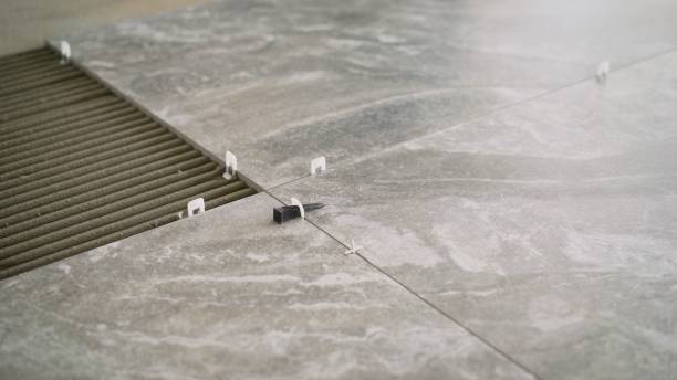 install commercial anti slip floor tile