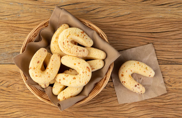 istock Chipas, typical south american cheese bun over wooden table 1347884408