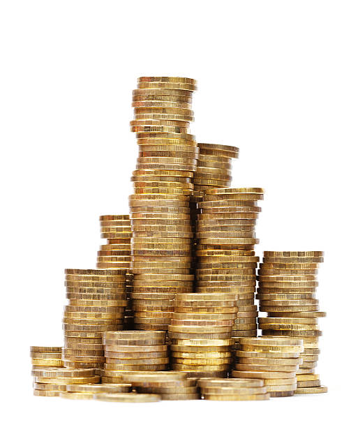 istock Columns of golden coins 134788642