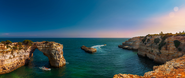 South coast of portugal, cliffs, ocean