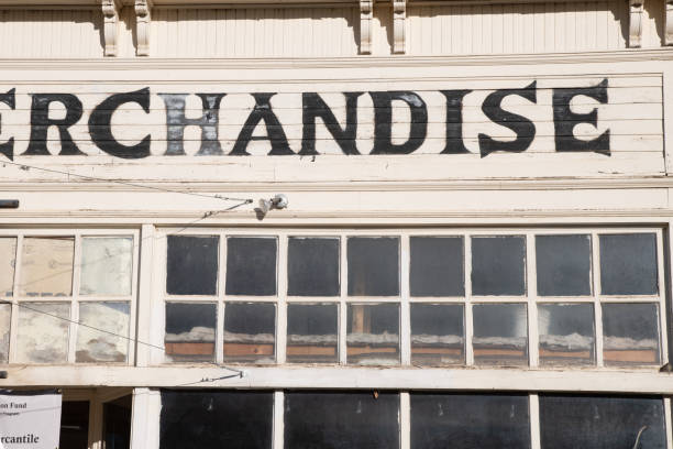 istock Front of Merchandise store over 100 years old 1347894798