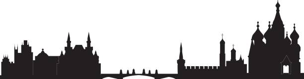 istock moskou city skyline in black and white 1347894910
