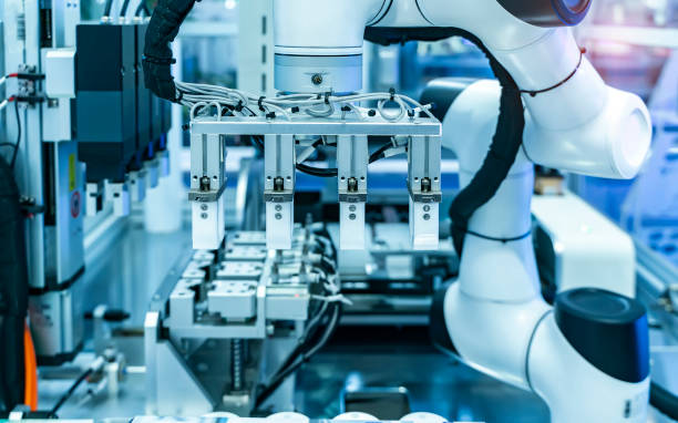 istock robotic pneumatic piston sucker unit on industrial machine 1347902142