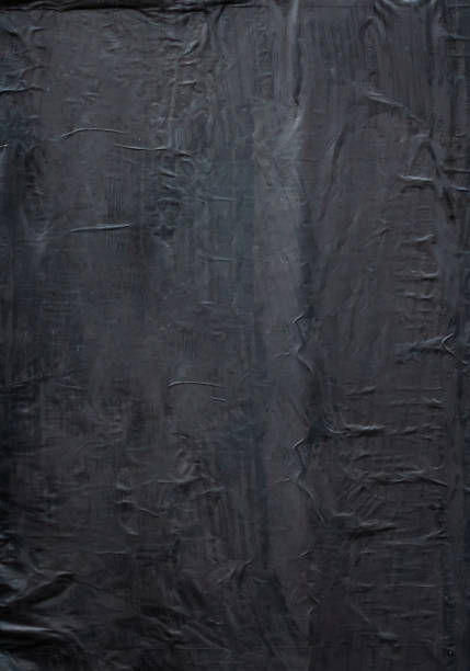 istock Paper texture, black color, dark wallpaper, isolated background 1347915712