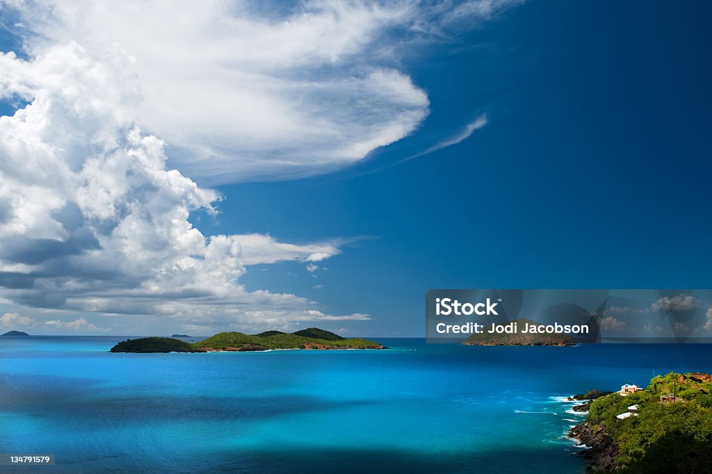 Tropikalna Wyspa turkusowe wody - Zbiór zdjęć royalty-free (Bez ludzi)