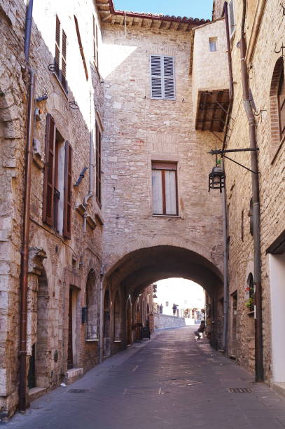 istock Typical street of Assisi 1347918852