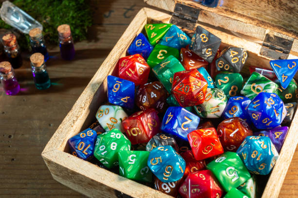 istock small wooden box with rpg dice 1347930833