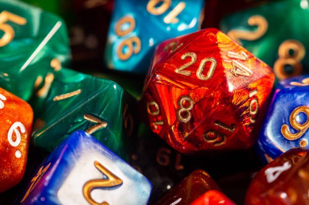 istock Close-up image of  rpg dice 1347930853