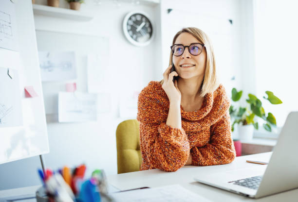 istock Businesswoman working on laptop 1347933686