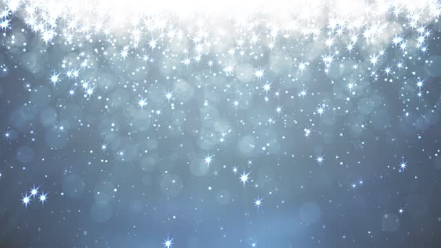 Christmas background with falling snowflakes