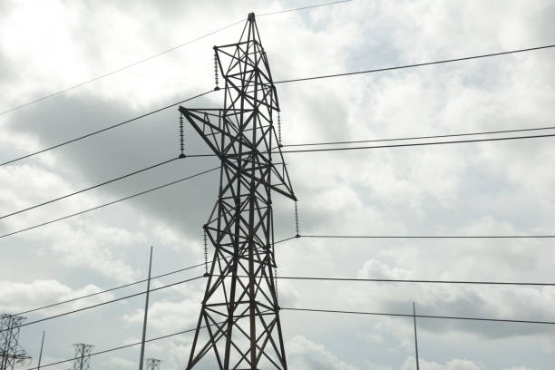 istock Electricity Pylons in Hamilton, Ontario, Canada 1347948709