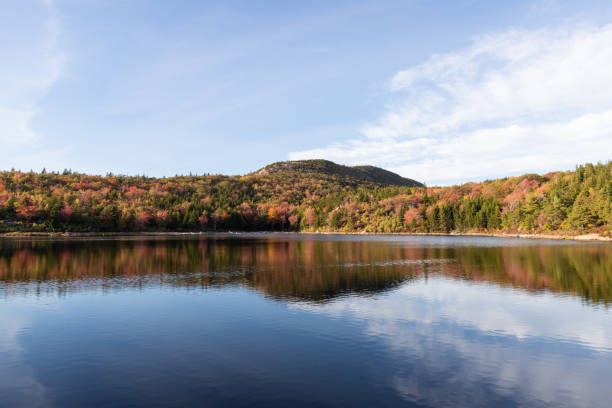 istock Fall Colors on the Beehive Trail in Acadia National Park 1347951605