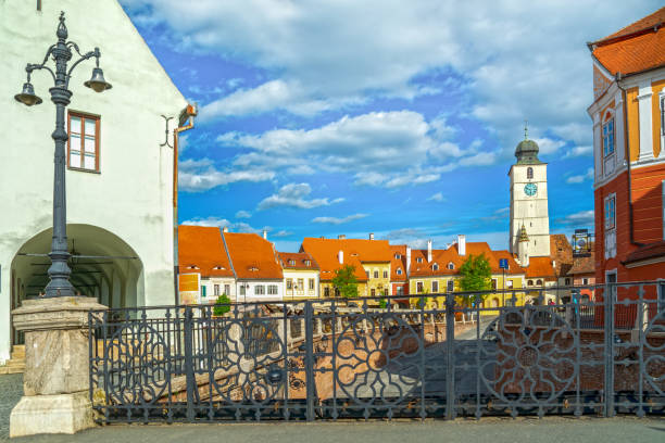 istock Sibiu, Transylvania, Romania, the Liars Bridge 1347953532