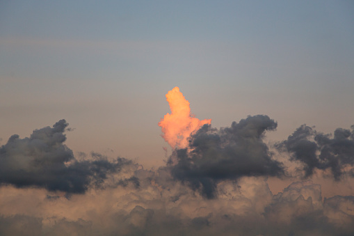 cloudscape at dusk
