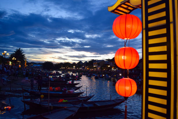 istock Sunset in Hoi An, Vietnam 1347956578