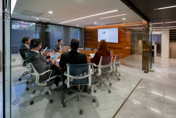 istock Business executives in a meeting at the office 1347972956