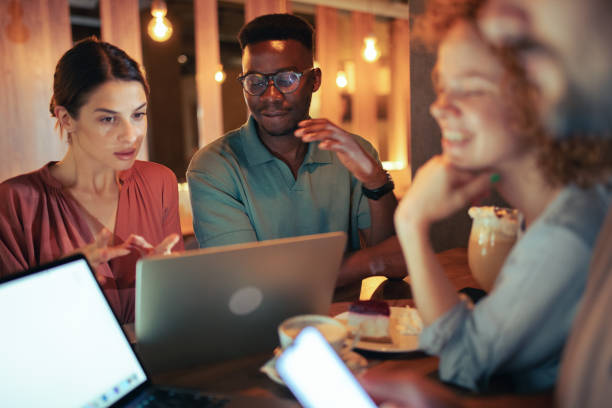 istock Working from the comfort of the cafeteria 1347976670