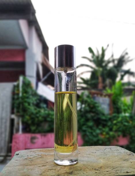 Fragrance liquid in a clear spray bottle