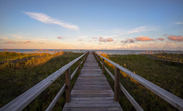 istock Sunset at Carolina beach 1347982353
