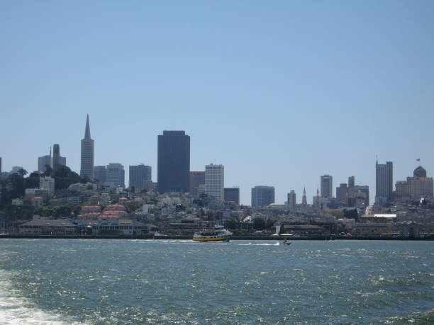 San Francisco City Skyline circa 2006 stock photo