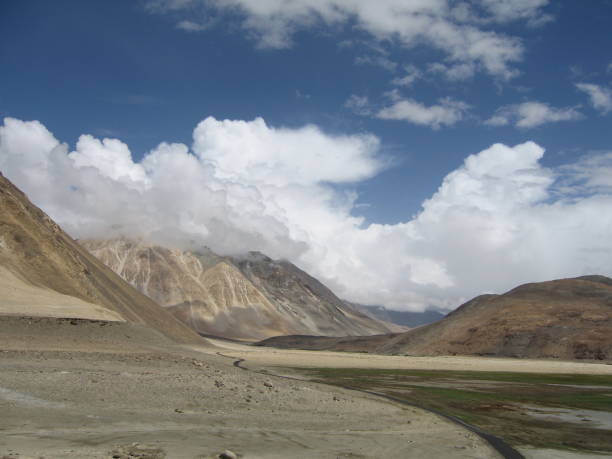 Leh - Tranquil Valley stock photo