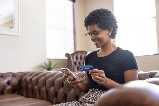istock Paying with credit card on phone 1347991725