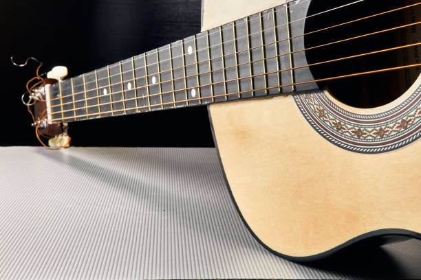 istock Musical six-string instrument for creating and playing musical compositions. 1347999227