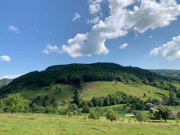 istock Countryside scenery with clouds and shadows 1348002887
