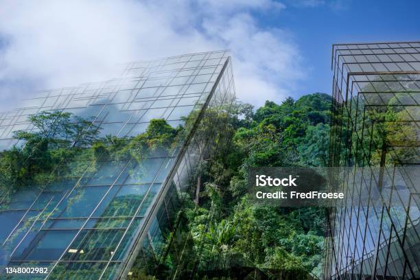 Sustainable Energy Performance Green Building Stock Photo - Download Image Now - Green Building, Construction Industry, Building Exterior