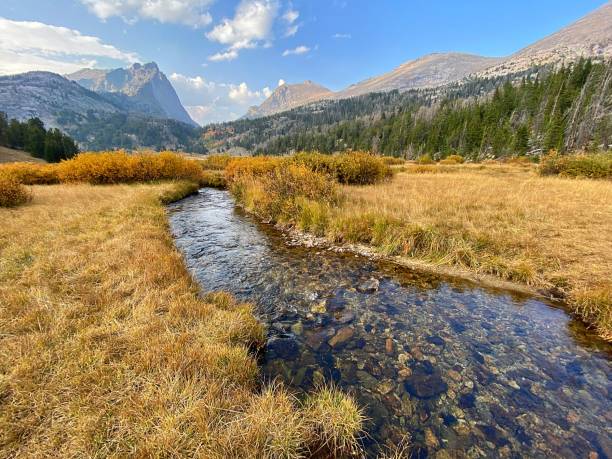 Images of the Wind River Mountains stock photo