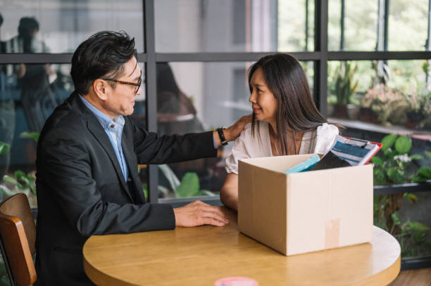 A mortgage broker talking to a client