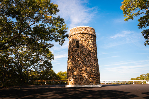 Scargo Tower, also known as Tobey Tower, is a  30-foot-tall landmark architecture built at  the highest spot, 160 feet, on Cape Cod, with the views of Provincetown, Cape Cod Canal, and the vast view of Cape Cod Bay.