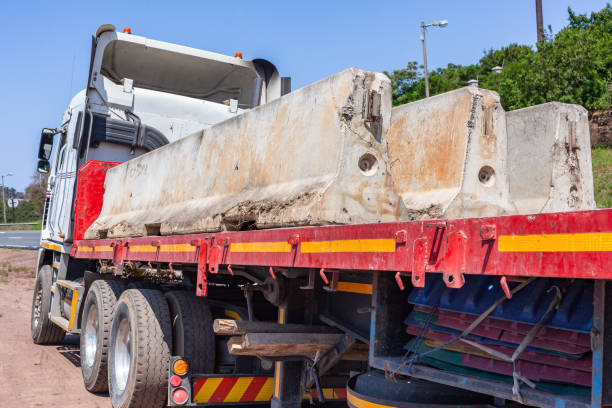 istock Trucking Vehicle Construction Road Barriers 1348012462