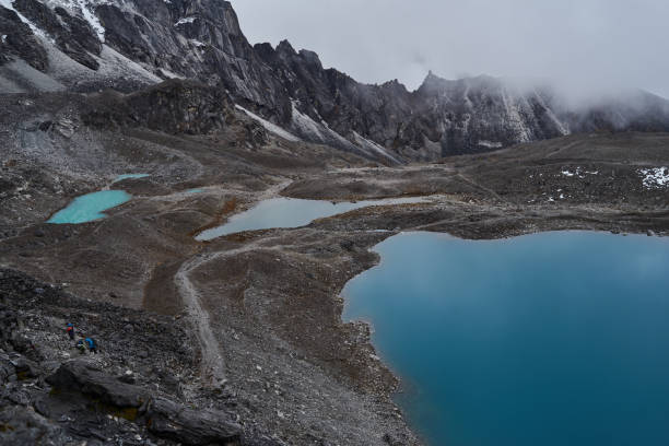 istock View to lake from Khongma La Pass 1348026337