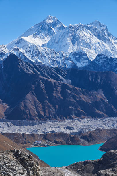 istock View to Mt. Everest, Renjo La pass trail 1348027138