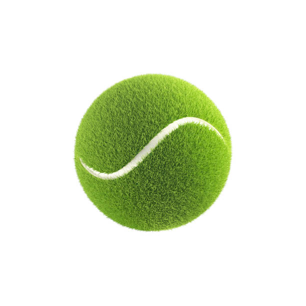 istock Tennis ball realistic 3d rendered illustration. 1348028158