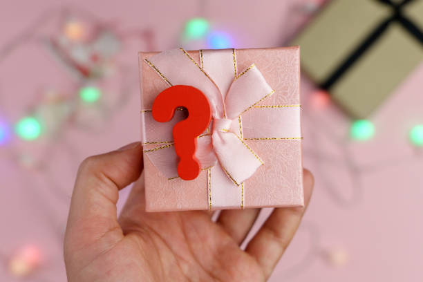 istock A New Year gift. A Christmas present. An article about choosing a gift. Holiday 1348032042