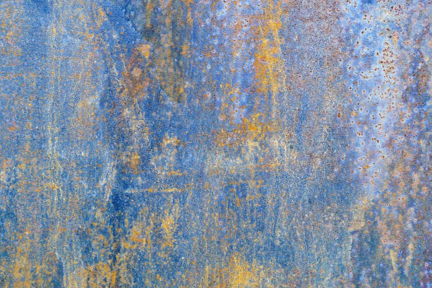 istock Rusty metal texture, rusty metal background for design with copy space for text. Close-up 1348033209