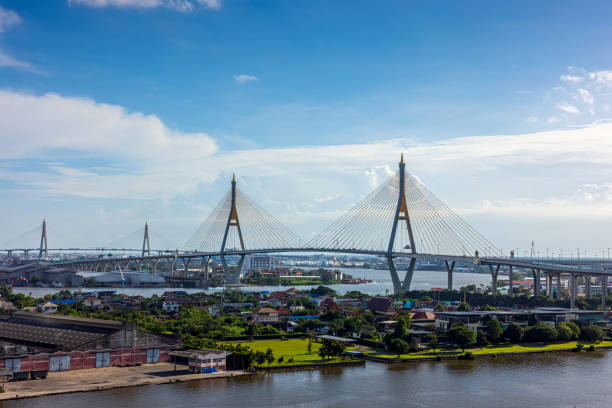 istock Bangkok, Thailand's Bhumibol Bridge spans the Chao Phraya River. 1348043103