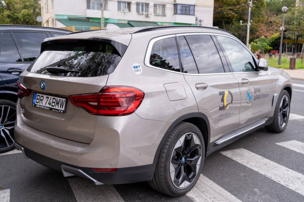 2021 BMW iX3 is an all-electric SUV stock photo