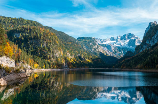istock Lake Gosausee in autumn 1348052152