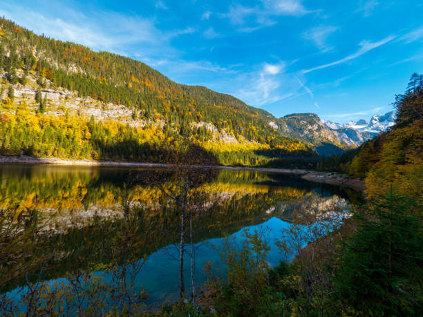 istock Lake Gosausee in autumn 1348052514