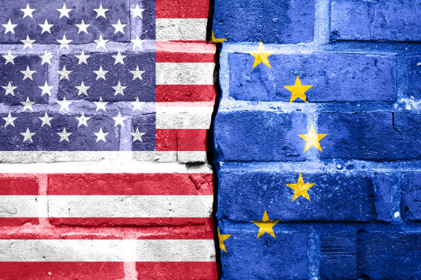 istock Crisis Between Europe And The USA 1348063447