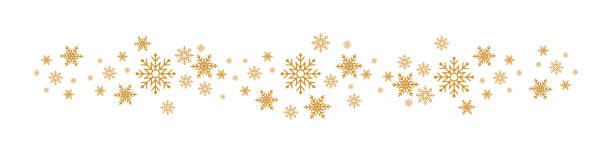 Snowflakes. White winter background with Snowflakes border.  Christmas background for greeting card. Snowflake. Xmas ornament or design. Vector illustration Snowflakes. White winter background with Snowflakes border.  Christmas background for greeting card. Snowflake. Xmas ornament or design. Vector illustration snowflake shape silhouettes stock illustrations