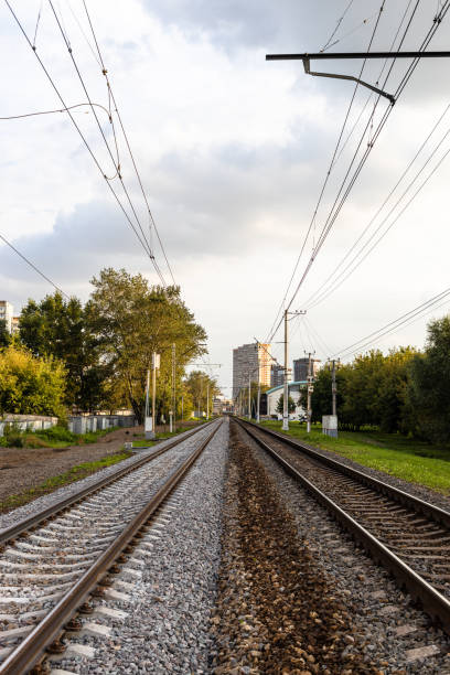 istock two railways in M city on cloudy day 1348071872