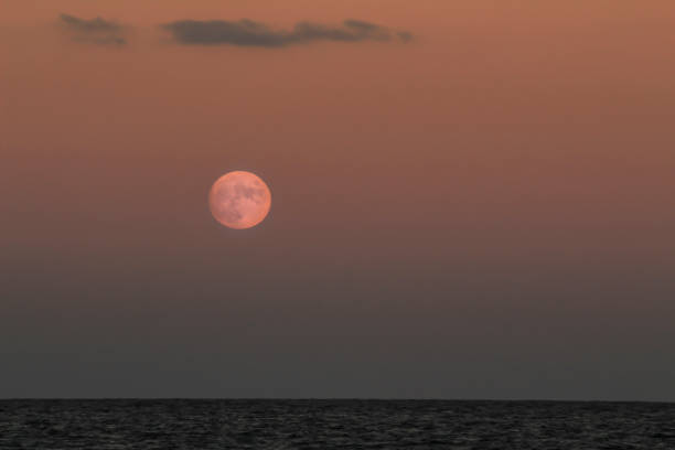 istock Full moon over the sea in southern Spain 1348072410